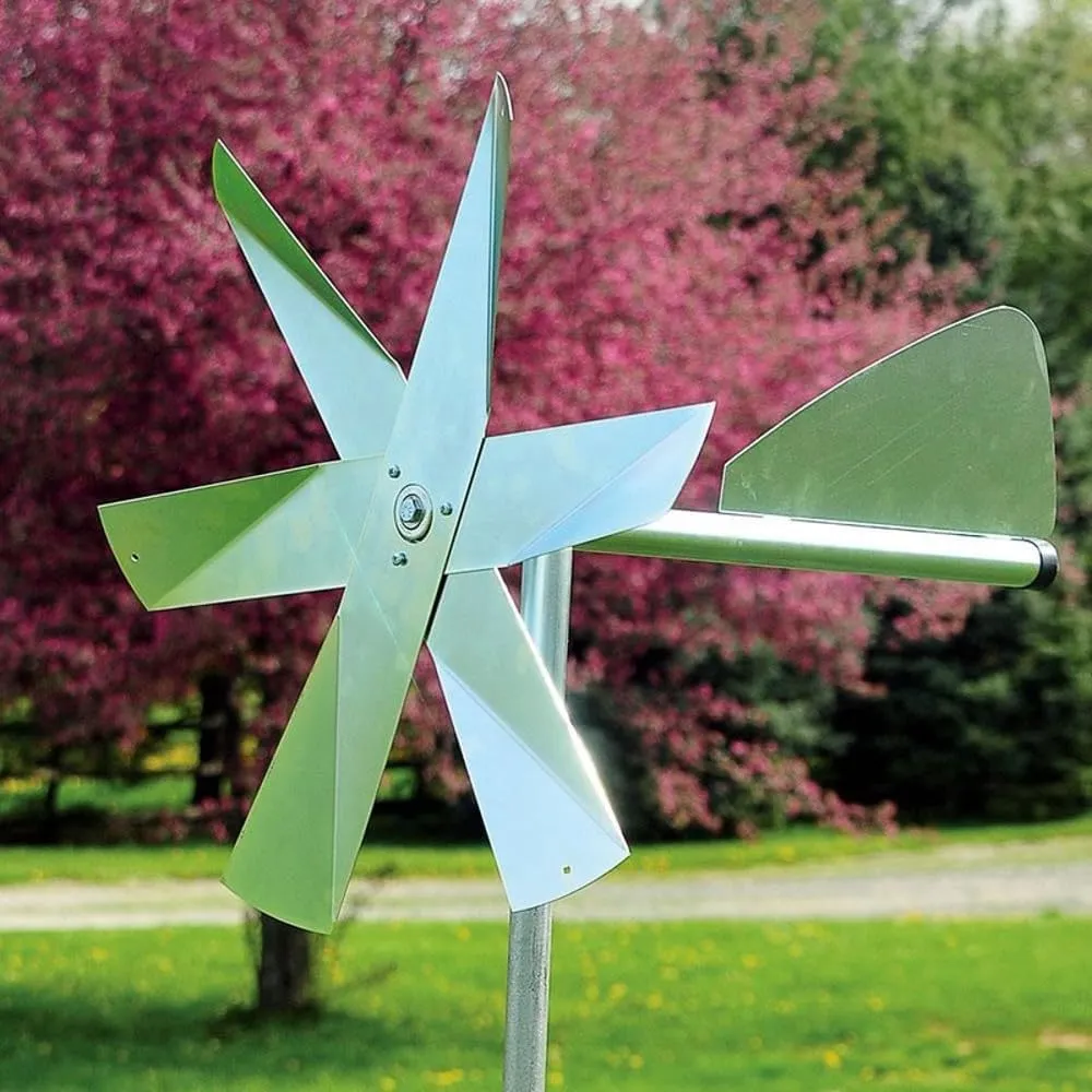 Lehman's Mole Chasing Humane Deterrent Windmill Covers 20,000 Feet Using Vibrations from Wind, Pack of 3