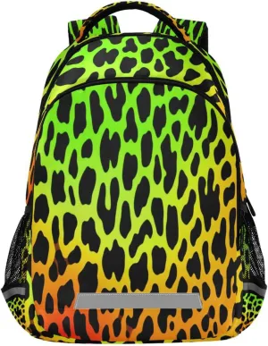 Leopard Skin Pattern Design Waterproof Backpack - Casual Outdoor Sports Daypack with Ergonomic Shoulder Straps#92