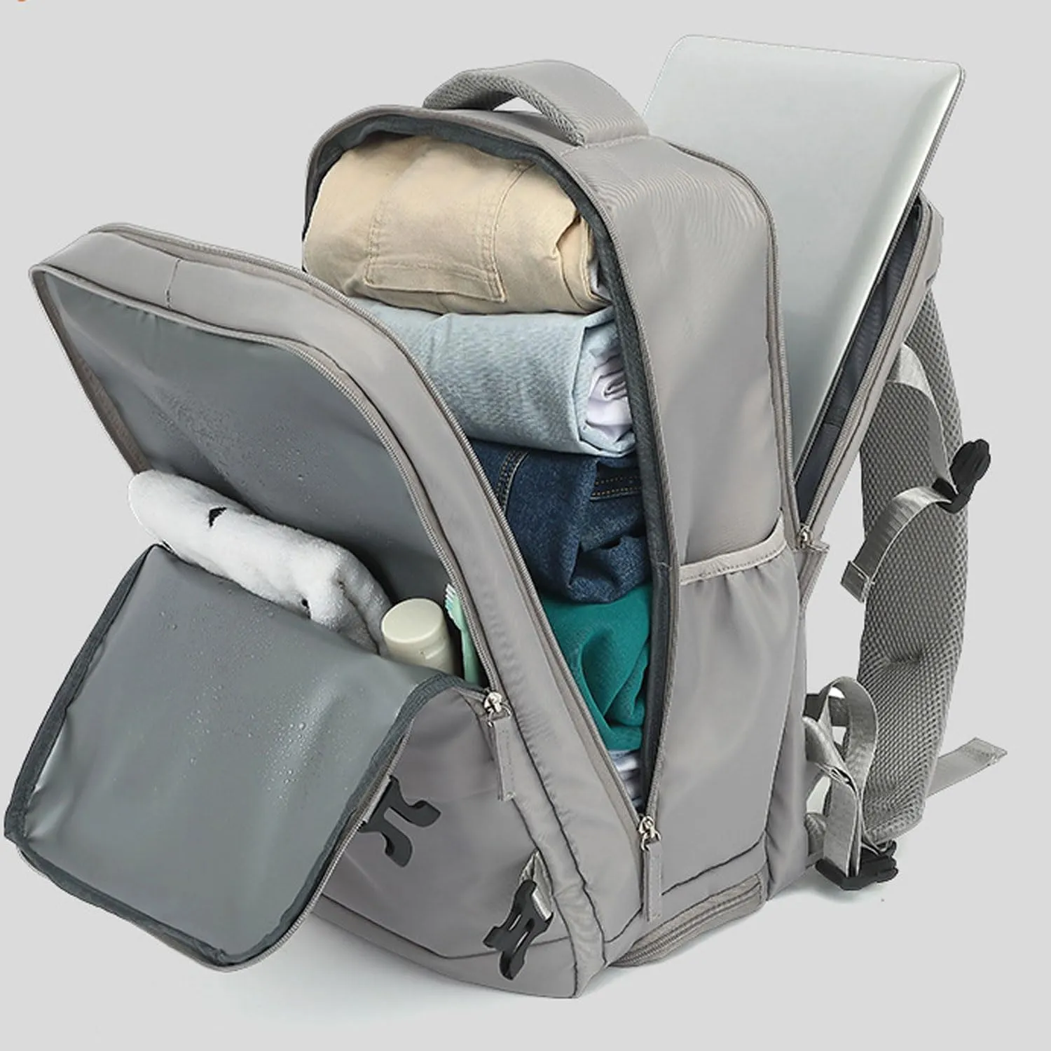 Levettevac Backpack, Large Capacity Bag, Backpack for Adults, Independent Compartment (Pink)