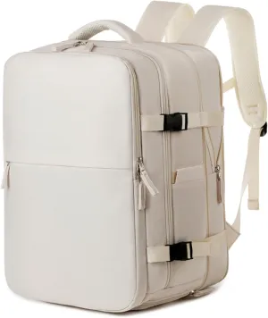 Levettevac Backpack, Large Capacity Bag, Backpack for Adults, Independent Compartment (White)