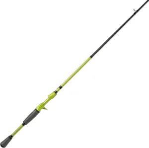 Lew’s MACH 2 Casting Fishing Rod, IM8 Graphite Rod, Stainless Steel Guides, Winn Dri-Tac Ultra Split Grip Handle, SoftTouch Graphite Skeletal Reel Seat, Green/Black