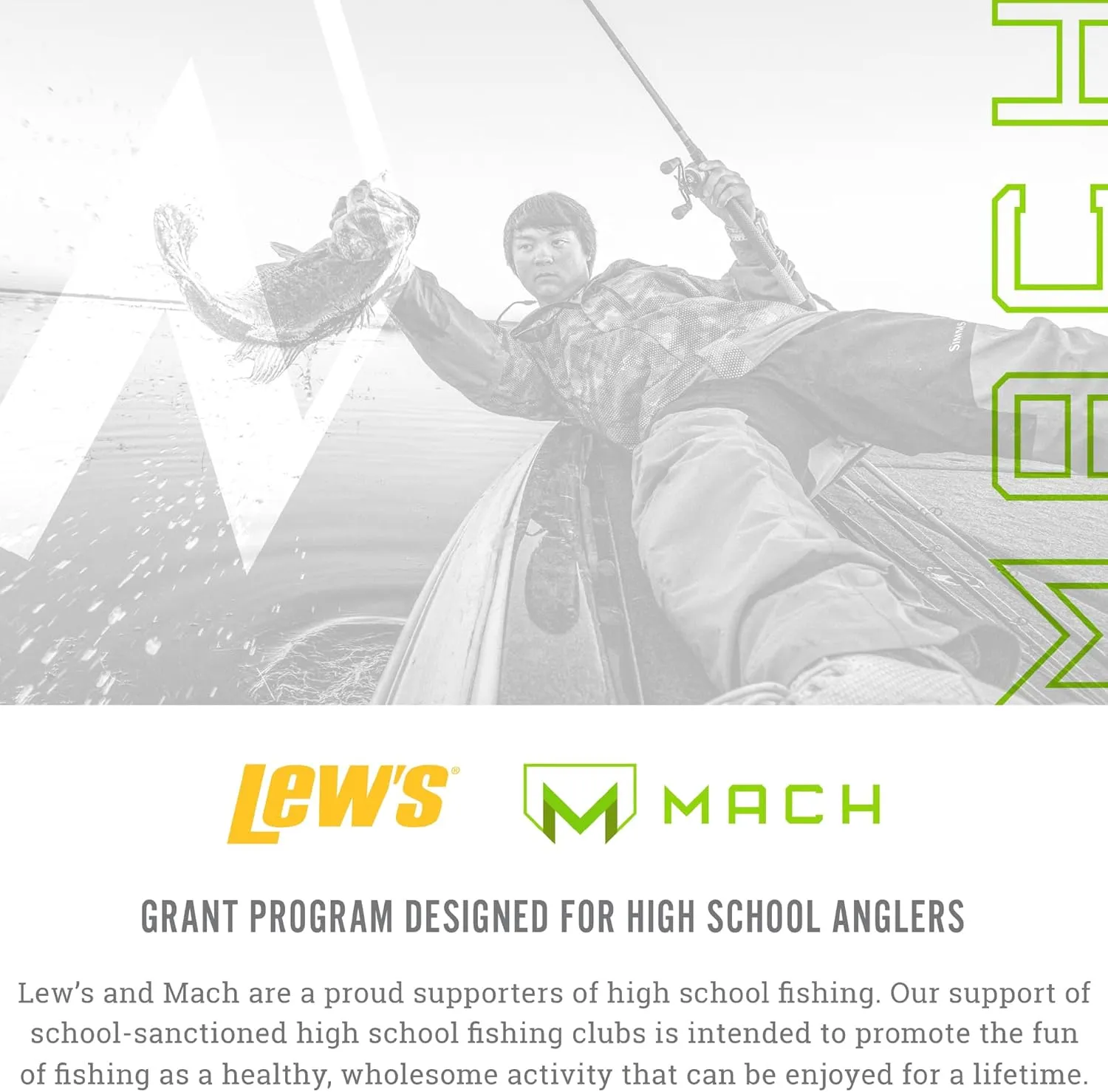 Lew’s MACH 2 Casting Fishing Rod, IM8 Graphite Rod, Stainless Steel Guides, Winn Dri-Tac Ultra Split Grip Handle, SoftTouch Graphite Skeletal Reel Seat, Green/Black