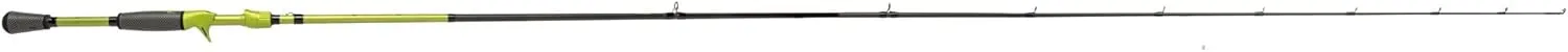 Lew’s MACH 2 Casting Fishing Rod, IM8 Graphite Rod, Stainless Steel Guides, Winn Dri-Tac Ultra Split Grip Handle, SoftTouch Graphite Skeletal Reel Seat, Green/Black
