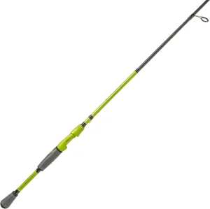 Lew’s MACH 2 Spinning Fishing Rod, IM8 Graphite Rod, Stainless Steel Guides, Winn Dri-Tac Ultra Split Grip Handle, SoftTouch Graphite Skeletal Reel Seat, Green/Black