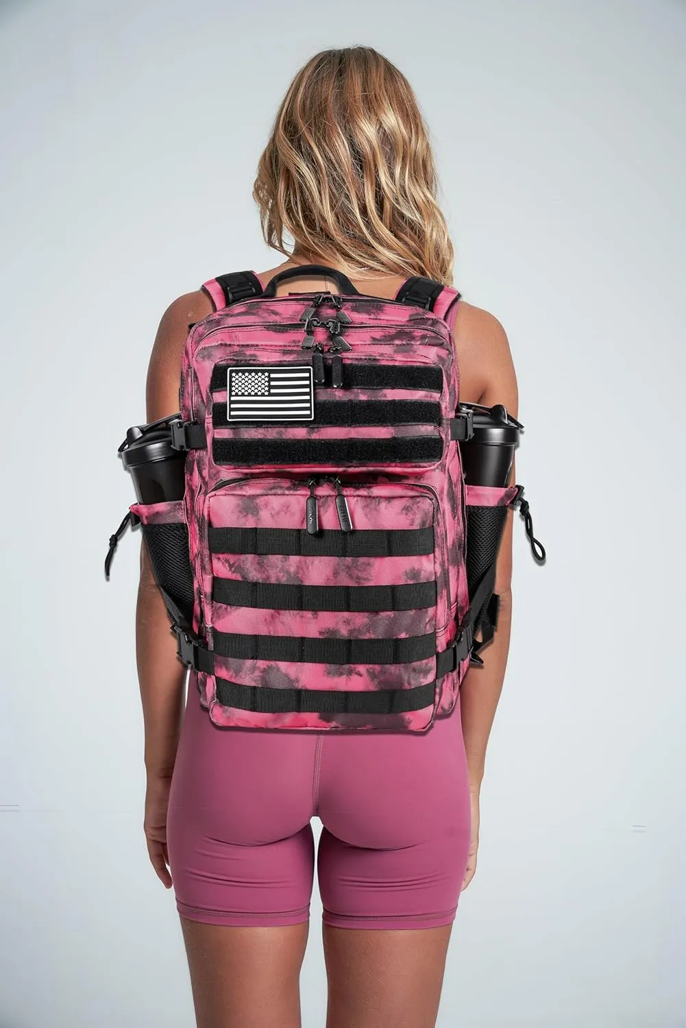 LHI Tactical Military Backpack for Men and Women 25L/35L Army Assault Pack Bag Small Rucksack with Bottle Holder