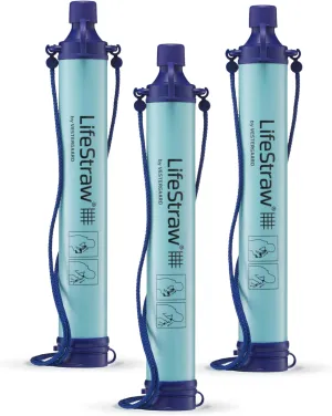 LifeStraw Personal Water Purifier for Hiking, Camping, Travel, and Emergency Preparedness