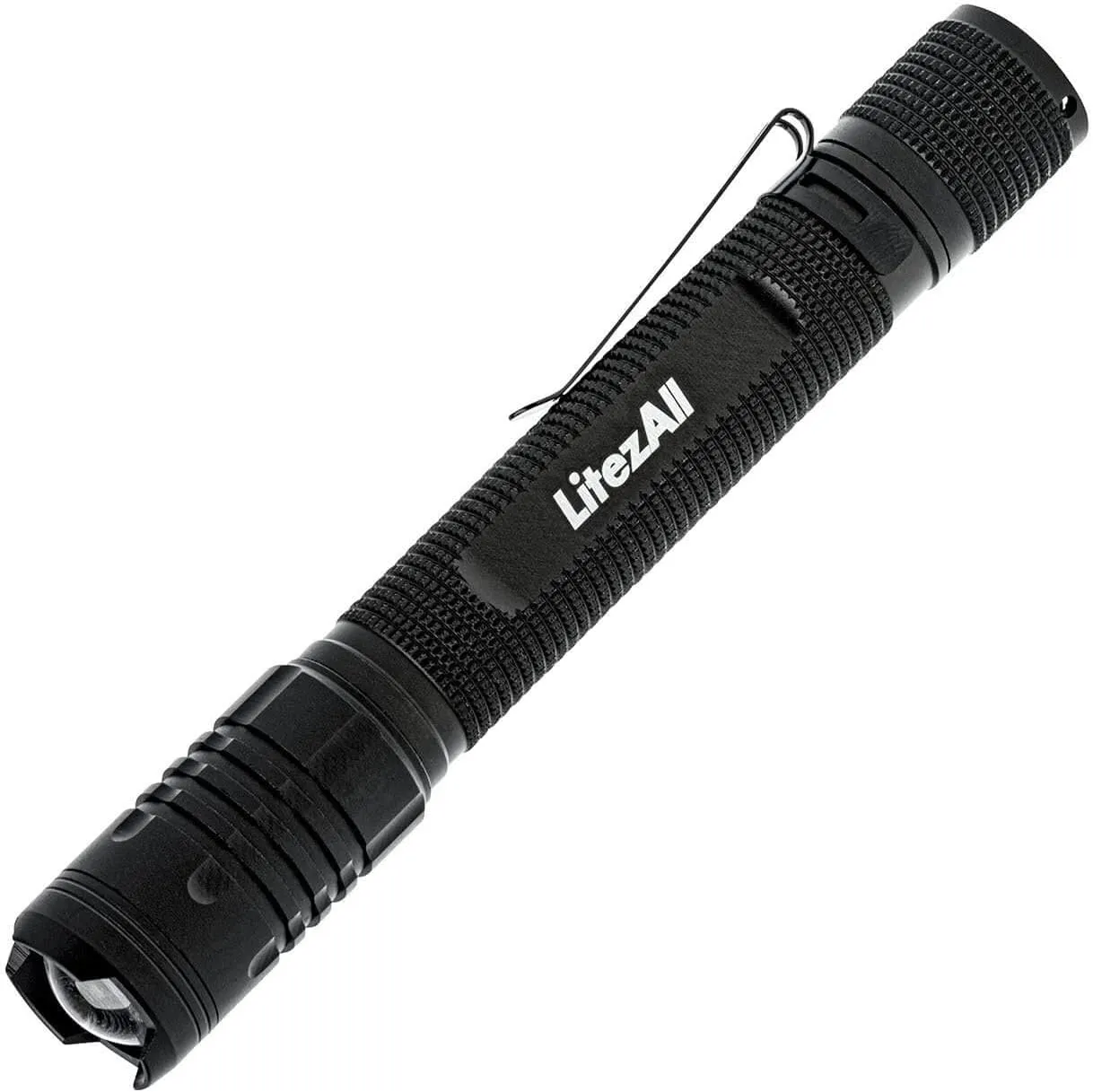 LitezAll 280 Lumen Tactical Flashlight, Compact LED Pocket Flashlight for Everyday Carry, Battery Powered EDC Light for Work, Outdoor, Emergency, and Home Use – Easy Operation