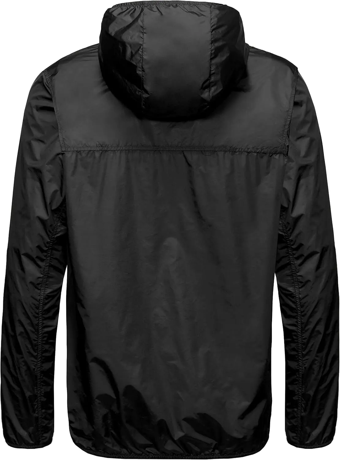 Little Donkey Andy Men's Lightweight Packable Sun Protection Jacket Quick Dry Full Zip Hooded Windbreaker for Hiking