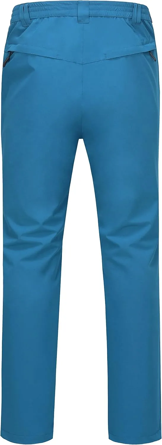 Little Donkey Andy Mens Rain Pants Waterproof Lightweight Breathable Rainproof Pants for Hiking Golf Fishing