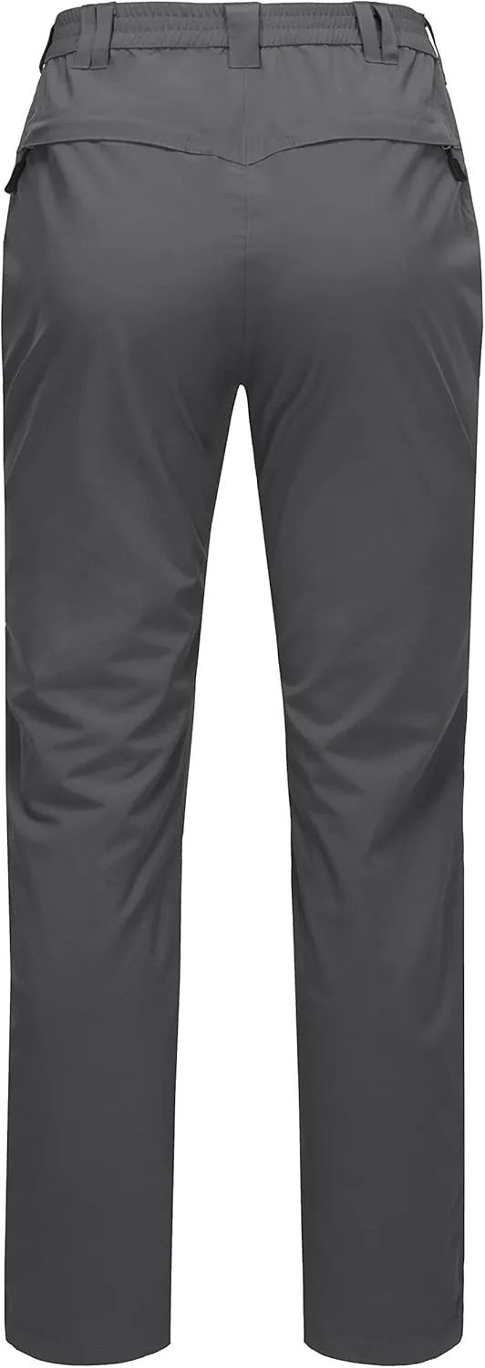 Little Donkey Andy Women's Waterproof Rain Pants Lightweight Breathable Rainproof Pants for Outdoor Hiking Golf