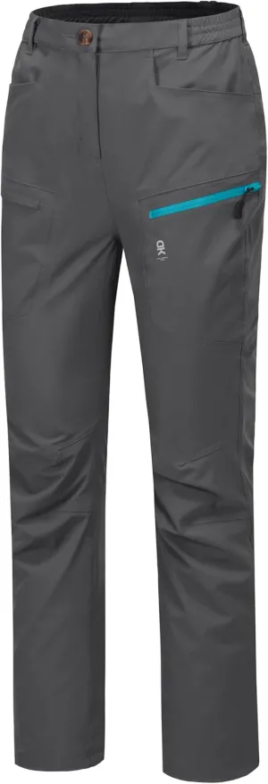Little Donkey Andy Women's Waterproof Rain Pants Lightweight Breathable Rainproof Pants for Outdoor Hiking Golf
