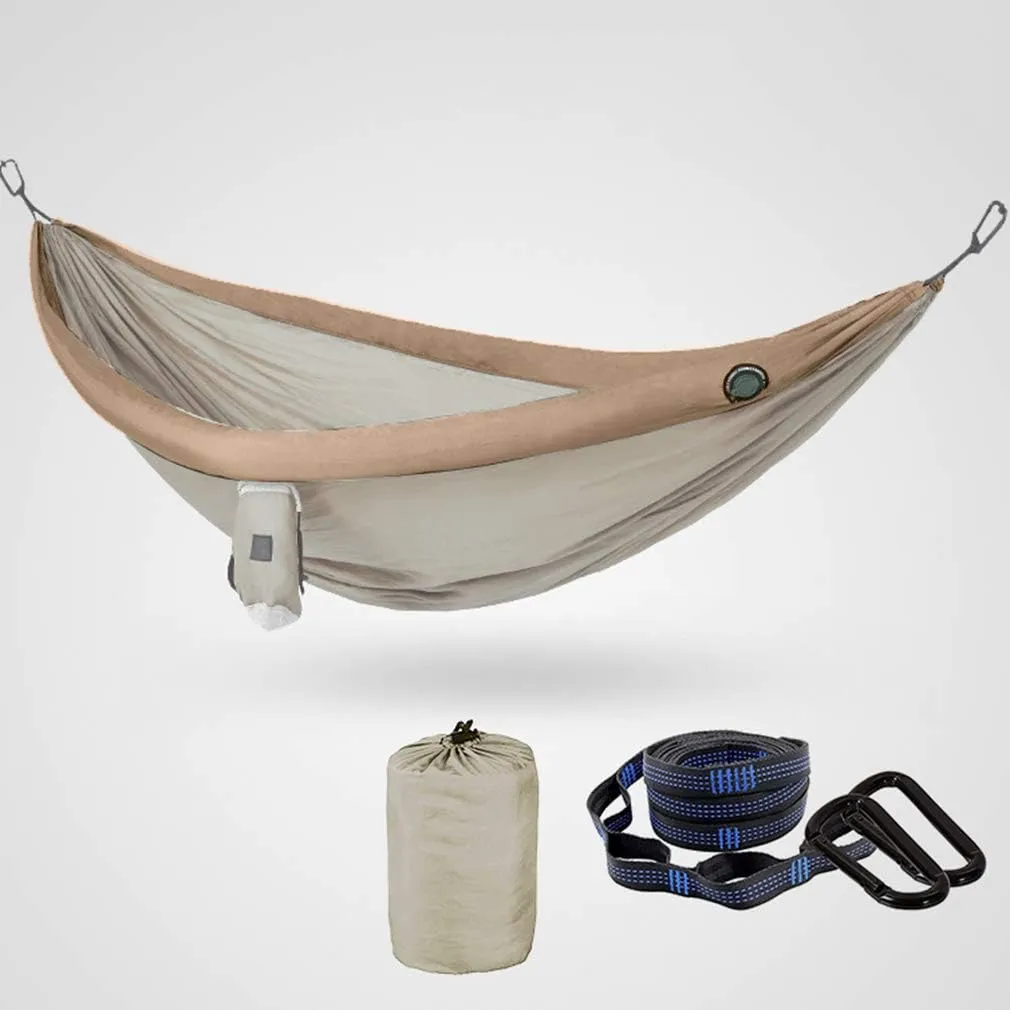 Loiding Weight 200Kg Hammock 2 Person Ultralight Inflatable Camping Hammock Tent 210T Nylon Outdoor Camping Hunting Hammock