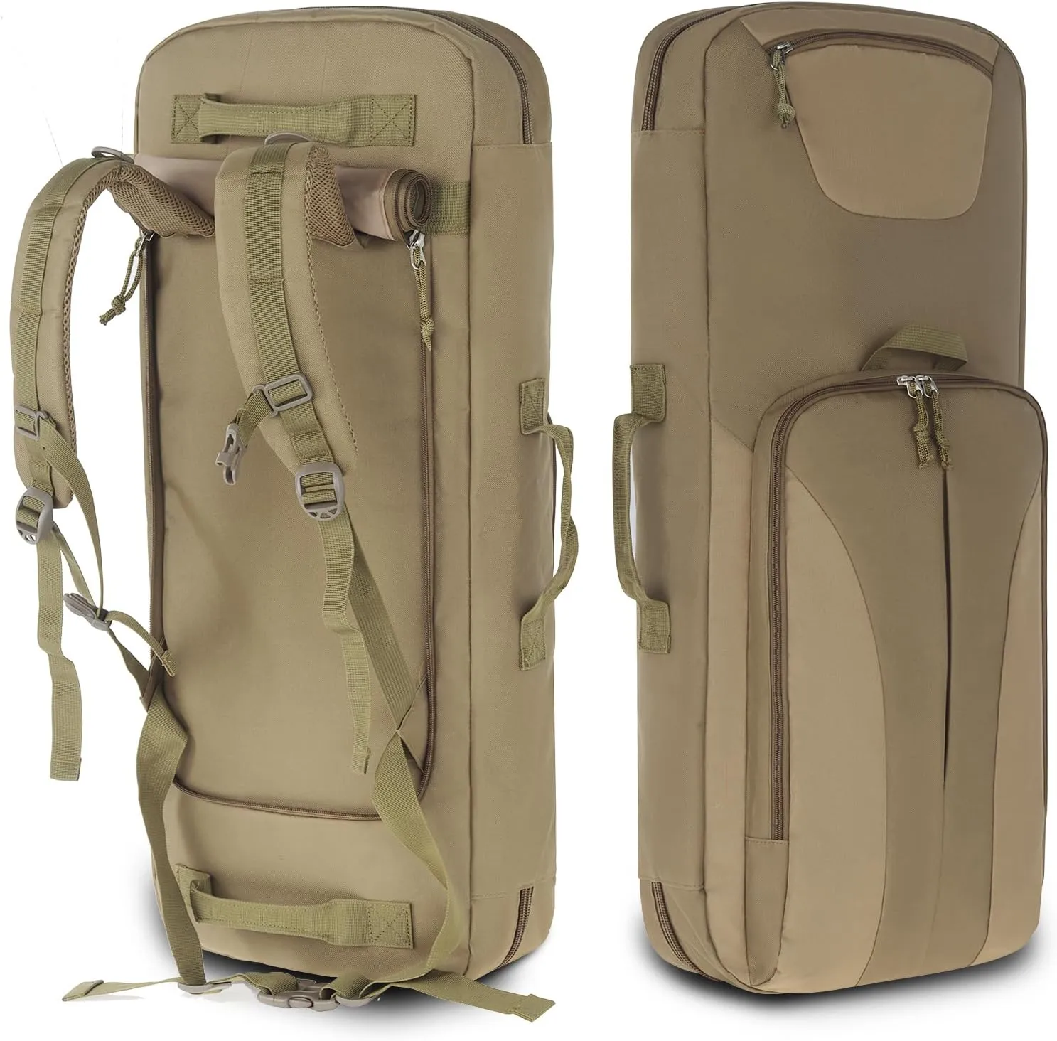 Lovvento Soft Rifle Case Gun Bag Carrying Case Resistant Shooting Range Tactical Pistol Storage Outdoor 30" 36" inch Shotgun Case Water Multi Functional & Multi Pocket Hideable Straps Backpack