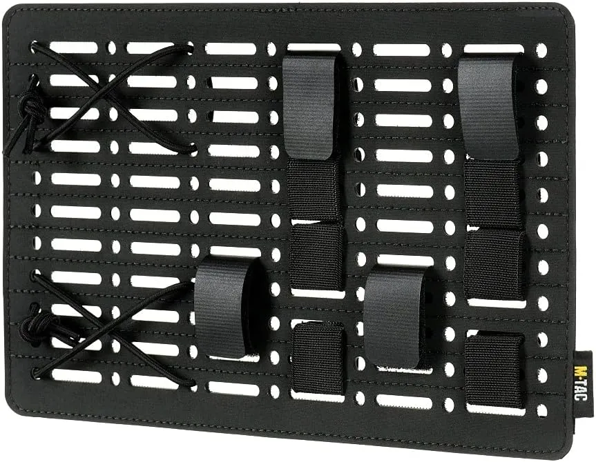 M-Tac Tactical Molle Organizer Panel - Rigid Hook and Loop Molle Panel Backpack Insert