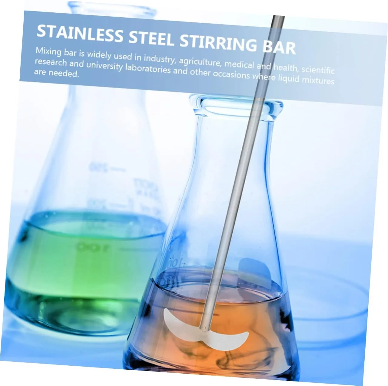 MAGICLULU 4sets Research Stir Sticks Stirring Paddle for Laboratory Health Labs Stir Sticks 2pcs*4