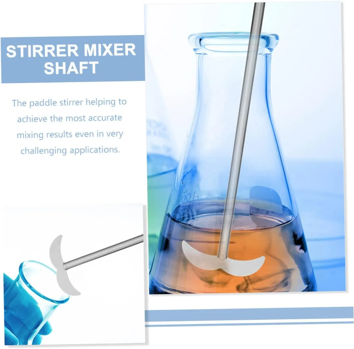 MAGICLULU 4sets Research Stir Sticks Stirring Paddle for Laboratory Health Labs Stir Sticks 2pcs*4