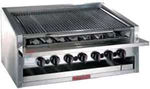 MagiKitch'N APM-RMB-672CR 72" Countertop Gas Radiant Charbroiler