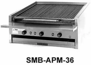 Magikitch'n Coal Charbroiler 36" wide - APM-SMB-636