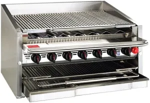 Magikitch'n Coal Charbroiler 36" wide - CM-SMB-636