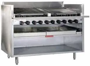 Magikitch'n Radiant Charbroiler floor 60" - FM-RMB-660