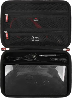 Mchoi Hard Case Suitable for Halo Bolt Air 58830/58830/57720 / ACDC Max 55500 mWh Portable Emergency Power Kit, Waterproof Shockproof Car Jump Starter Protective Case, Case Only, Black