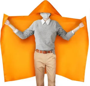 MDH Fireproof Emergency Escape Cape - Fiberglass & Silicone Coated Cloth - Flame Retardant Blanket for Household, Office Home- CE-Certified Fire Safety Gear (Adult: 71 * 67inches)
