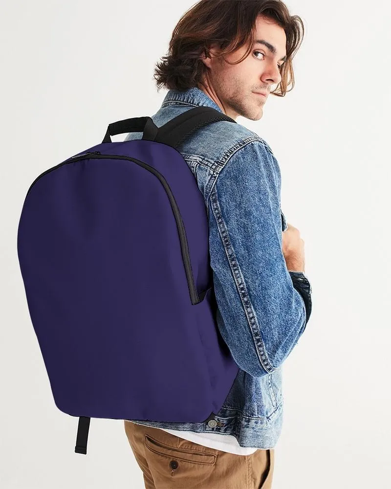 Medium Dark Midtone Blue Waterproof Backpack | C80M80Y0K60