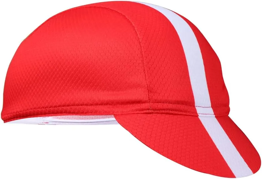 Meicynhoger 2-Pack Breathable Bike Cap Under Helmet for Men & Women, Polyester MTB Cycling Caps with Sun Visor