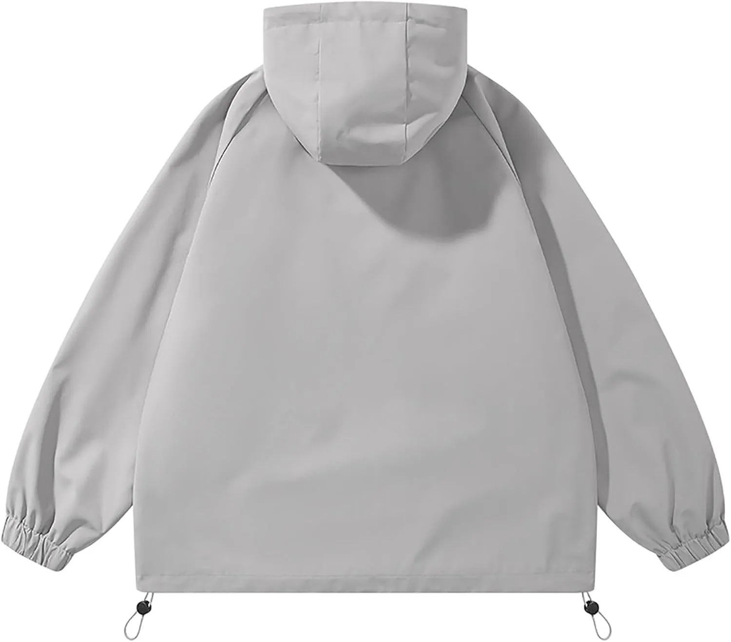 Men's Rain Jacket Waterproof Hooded Lightweight Breathable Active Outdoor Raincoat for Outdoor Cycling Hiking Running