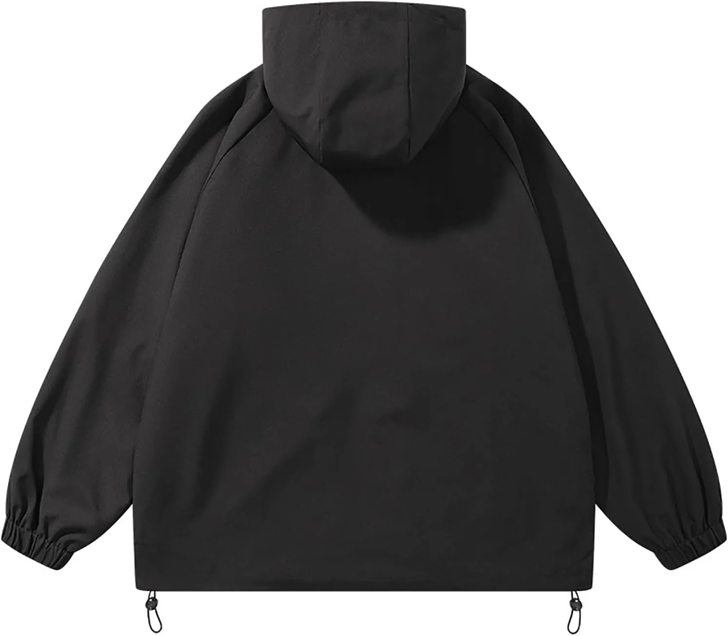 Men's Rain Jacket Waterproof Hooded Lightweight Breathable Active Outdoor Raincoat for Outdoor Cycling Hiking Running