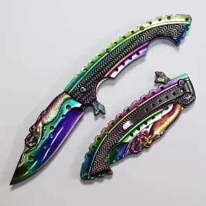 Mermaid Assisted Knife - Pocket Folding Knife - Tactical Knife