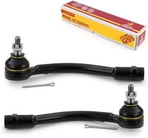Metrix Premium Chassis Parts - Front Left & Right Outer Tie Rod End Kit Fits 2012 Kia Rio, 2013-2017 Kia Rio, 2015-2017 Hyundai Accent, Replacement ES801130, ES801131, Made in Europe