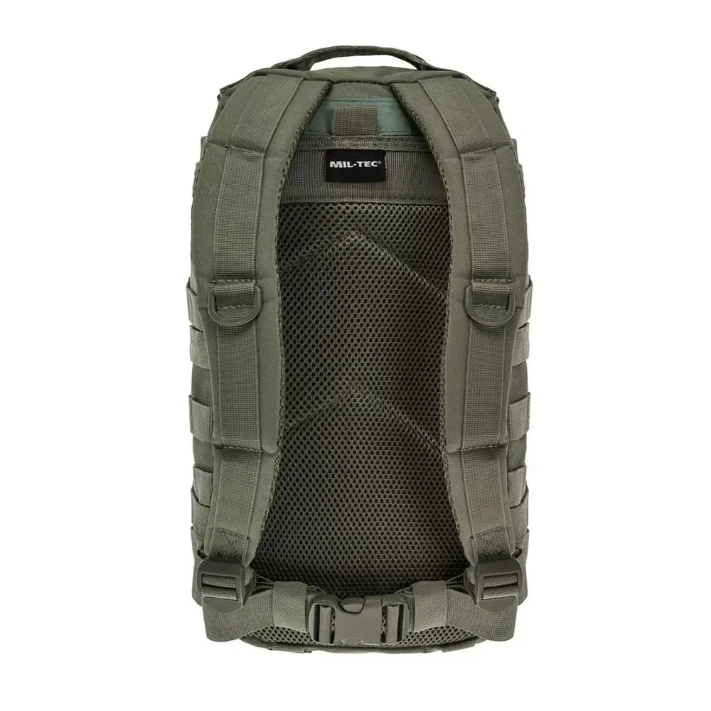MIL-TEC U.S. Assault Tactical Backpack - 20L Olive Green