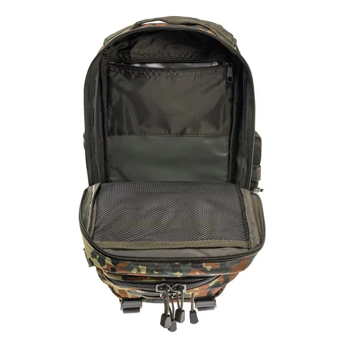 MIL-TEC U.S. Assault tactical backpack trekking flecktarn 20liter hiking daypack