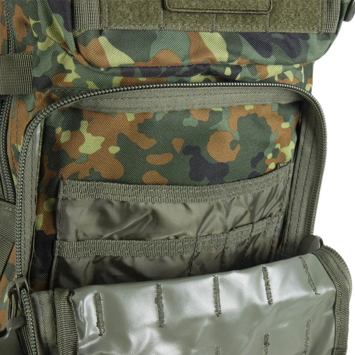MIL-TEC U.S. Assault trekking rucksack large 36L backpack flecktarn daypack bag