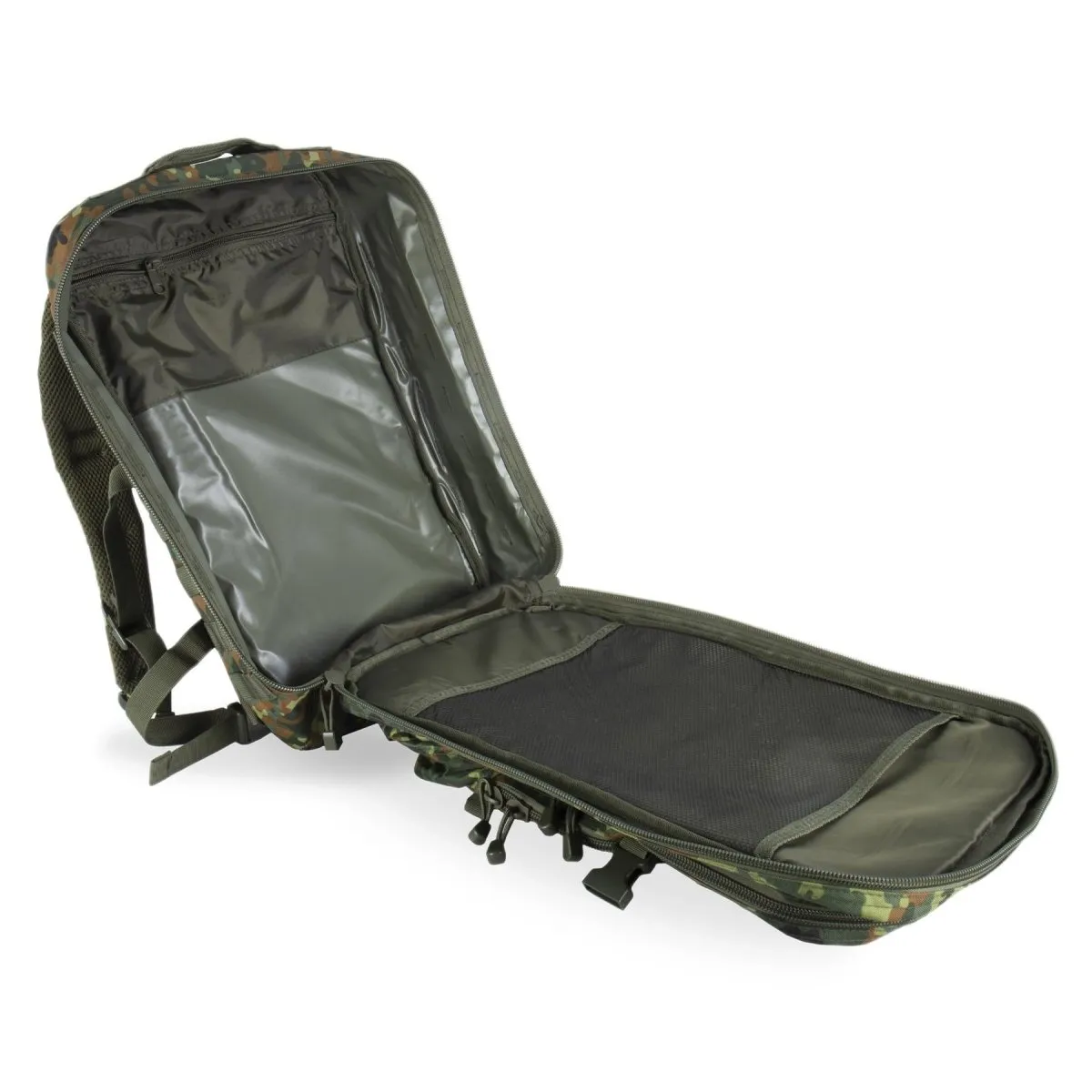 MIL-TEC U.S. Assault trekking rucksack large 36L backpack flecktarn daypack bag