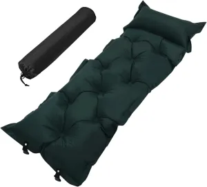 Milisten Quick Setup Inflatable Sleeping Pad Self-Inflating Camping Bed Comfortable Air Mattress for Backpacking Olive Green 185x60cm