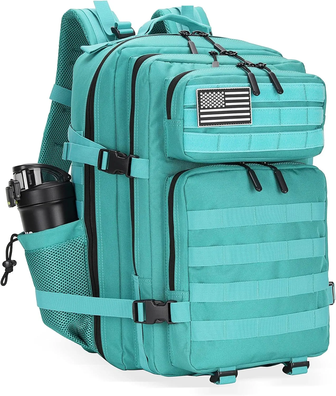 Military 45L Tactical Assault Backpack 3 day assault pack with Molle Waterproof backpack Rucksack for Tactical Backpacks