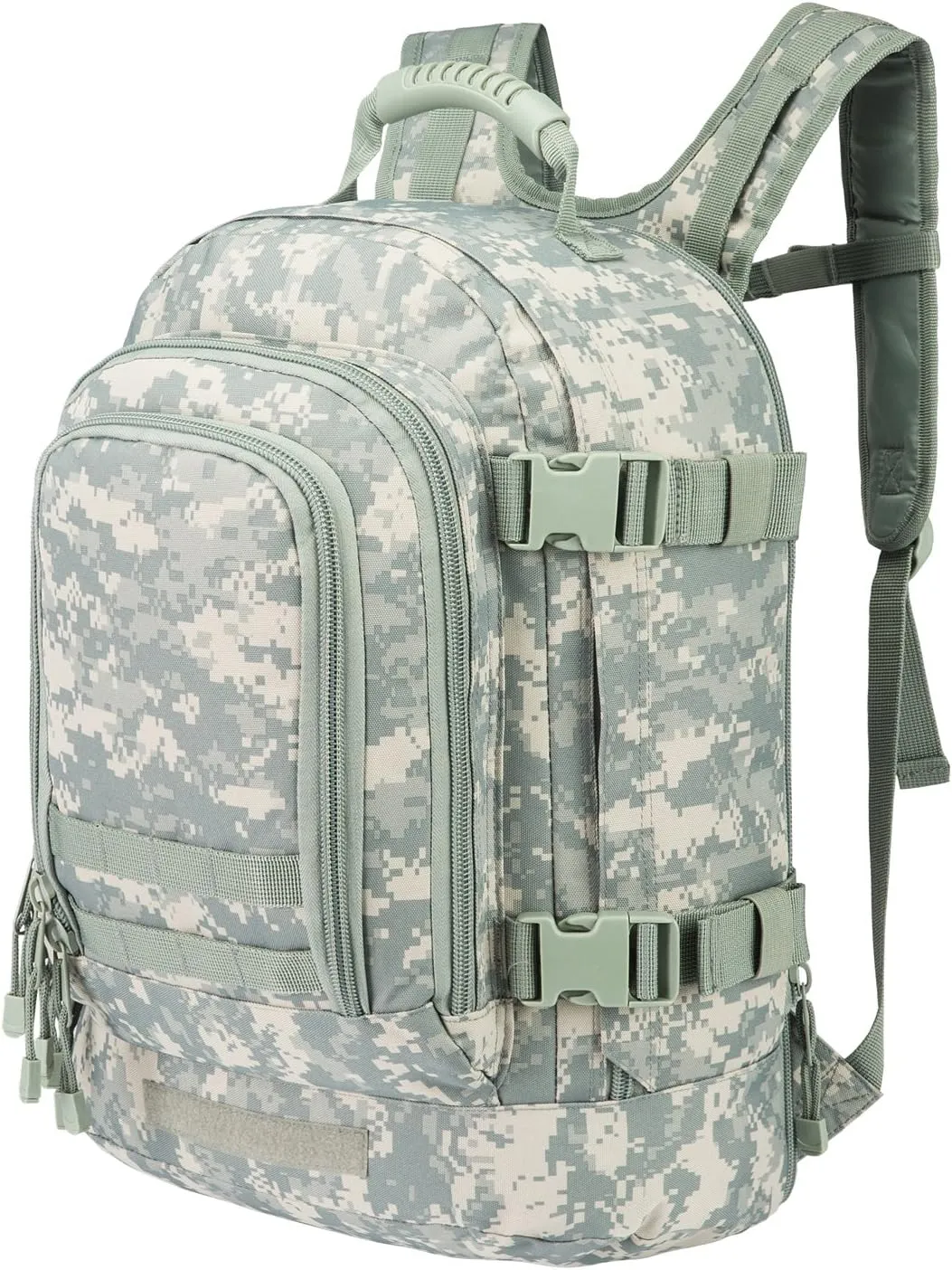 Military Outdoor Backpack Expandable Backpack Tactical Daypack With Waist Strap for Hiking Hunting Outdoor (ACU)
