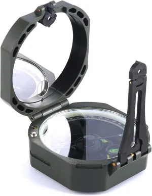 Military Sighting Compass, Backpacking Survival Camping Compass Compact Handheld Compass with Declination with Carry Bag, Waterproof Boy Scout for Camping Hiking Hunting Outdoor