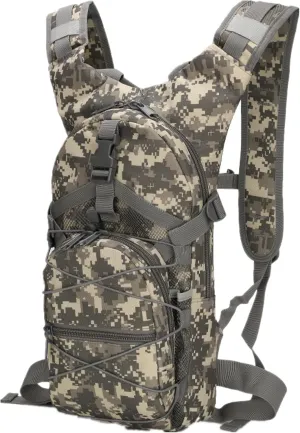 Military Tactical Backpack, 15L Outdoor Travel MOLLE Army daypack Bag for Climbing Trekking Hiking Running Cycling Biking Sports