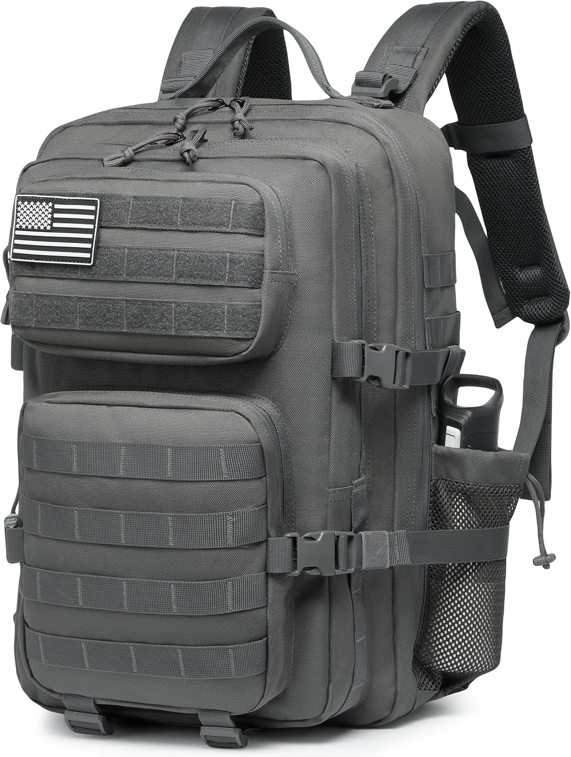 Military Tactical Backpack for Men Waterproof Daypack 3 Day Assault Pack Molle Bag with Water Bottle Holder