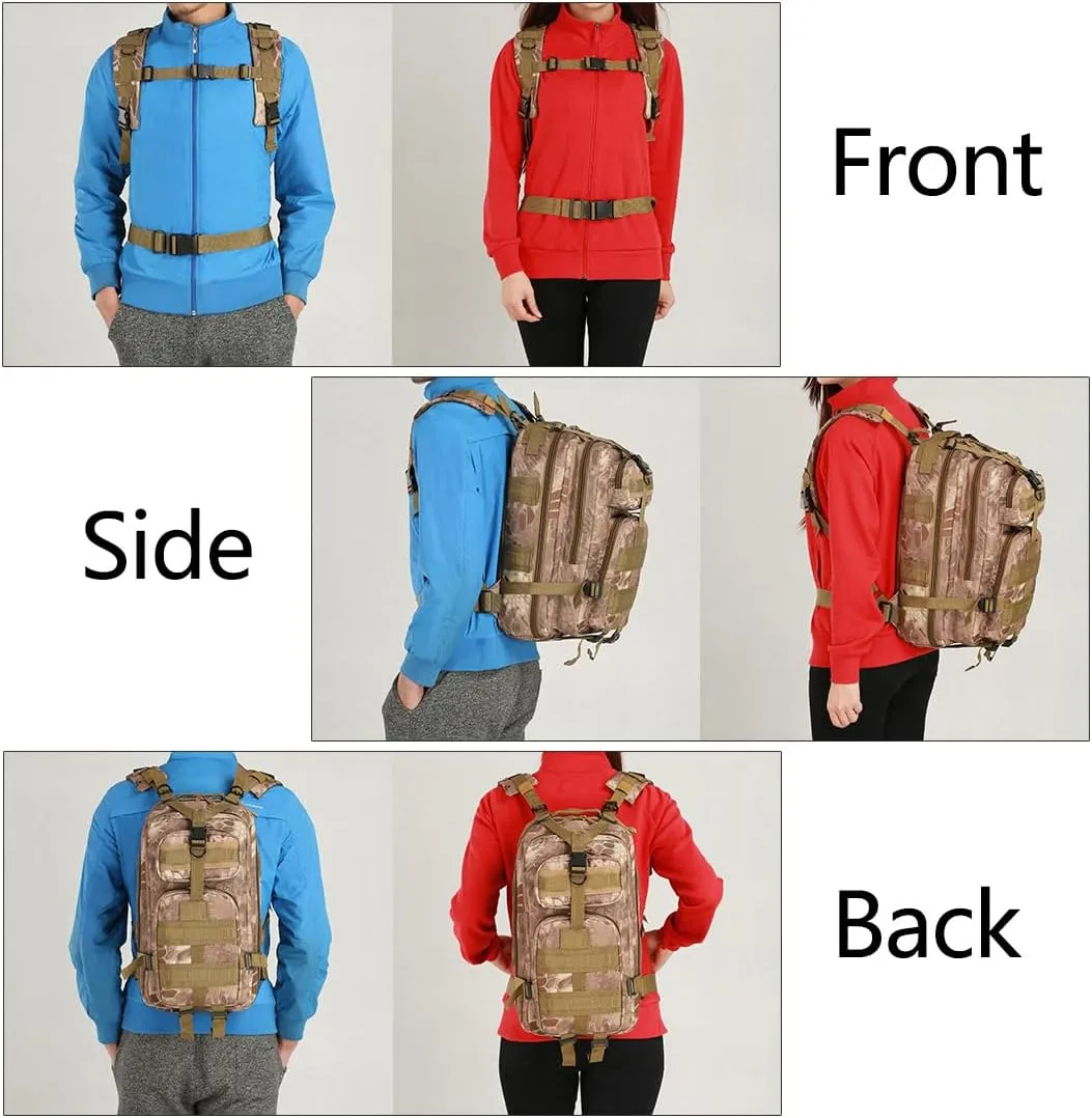 Military Tactical Backpack Rucksacks 3 Day Assault Pack Army for Hunting Trekking Camping Outdoor (Desert Digital)