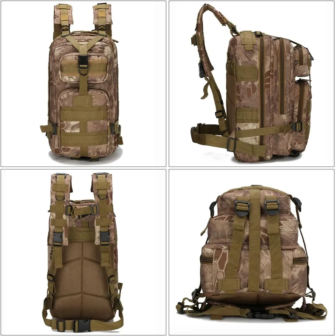 Military Tactical Backpack Rucksacks 3 Day Assault Pack Bag for Hunting Trekking Camping Outdoor (CP Camouflage)