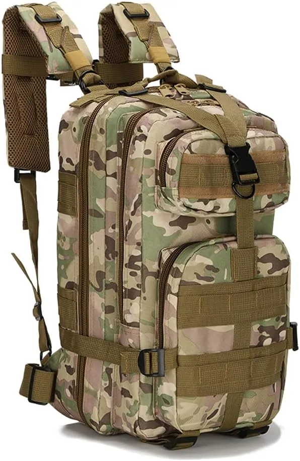 Military Tactical Backpack Rucksacks 3 Day Assault Pack Bag for Hunting Trekking Camping Outdoor (CP Camouflage)