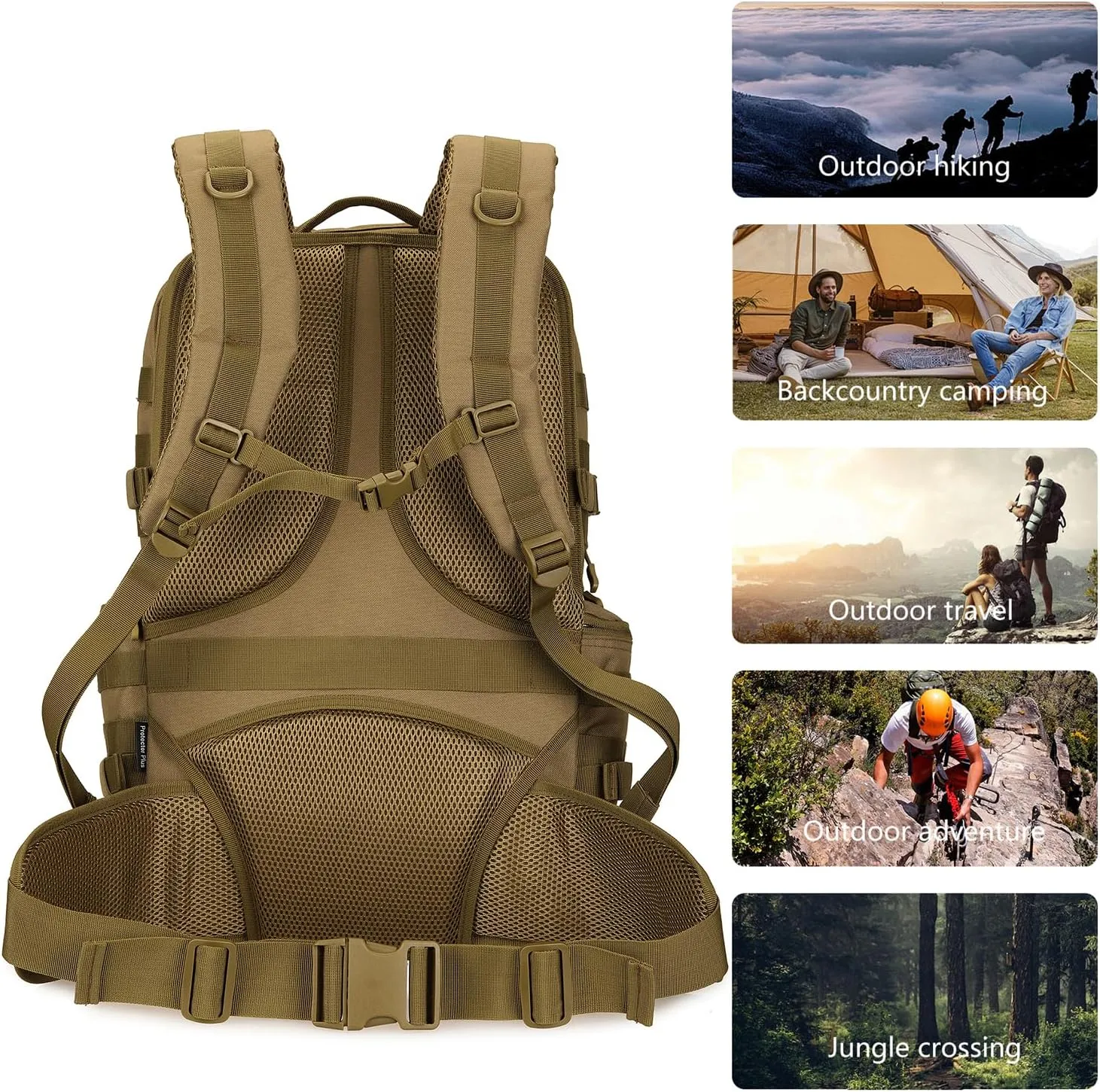Military Tactical Backpack Waterproof Outdoor Hunting Backpack Large Capacity Hunting Day Pack