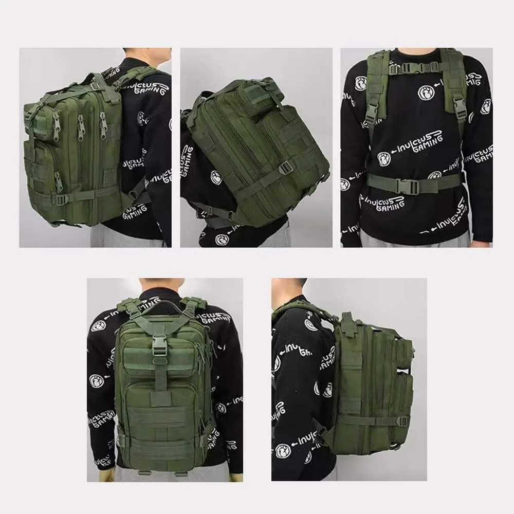 Military Tactical Camo Backpack for Men 40L Large Waterproof Camo Backpack for Hunting Tactical Travel Backpack (Desert Camo N2)
