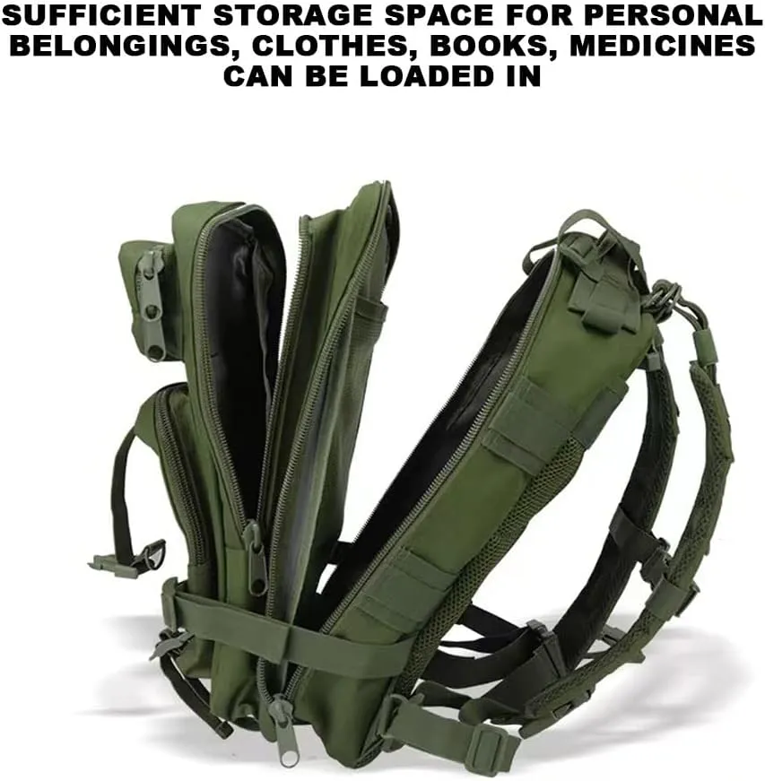 Military Tactical Camo Backpack for Men 40L Large Waterproof Camo Backpack for Hunting Tactical Travel Backpack (Desert Camo N2)