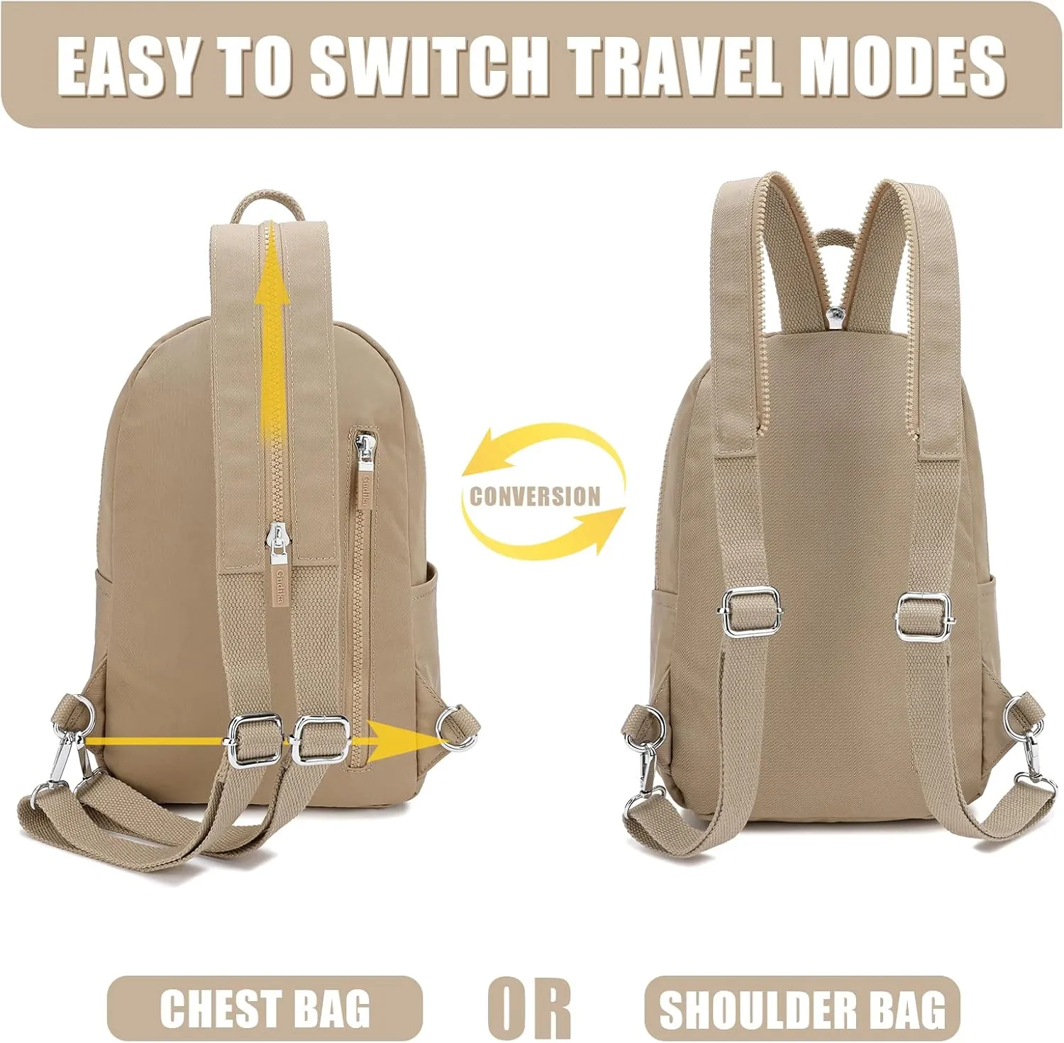 Mini Waterproof Backpack Purse for Women and Men,Small Travel Daypack