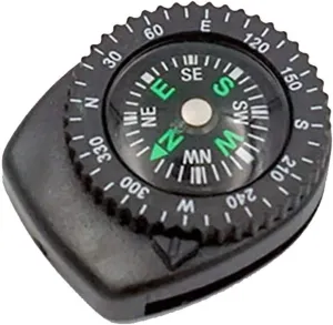 Mini Wristband Compass – Portable Detachable Watch Band Navigation Tool for Hiking, Travel, Emergency Survival, Luminous, Waterproof